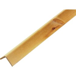 Paraspigolo in Pino colorato naturale 45 x 45 x 3000 mm