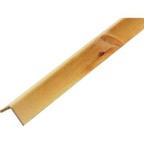 Paraspigolo in Pino colorato naturale 45 x 45 x 3000 mm