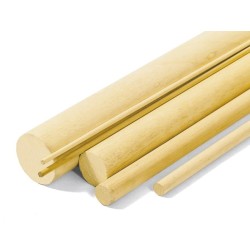 Bastoni tondi lisci in legno di Kotò 35 x 2450 mm