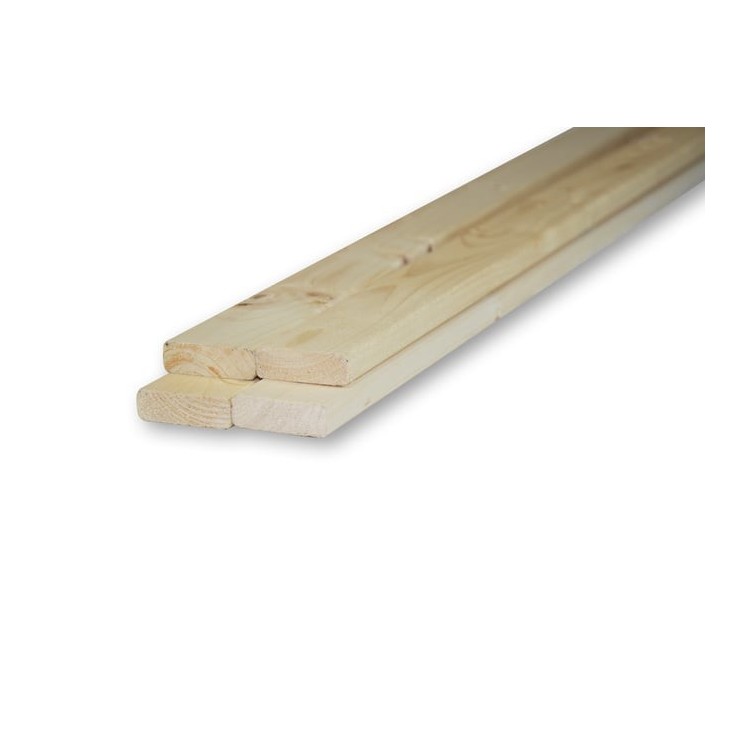 Listello Abete piallato su 4 lati 15 x 45 x 2000 mm - 5 pezzi
