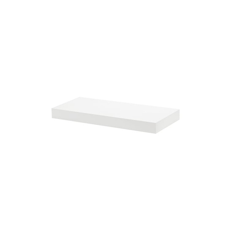 Mensola Big Boy  tamburata colore bianco 570x250x50 mm