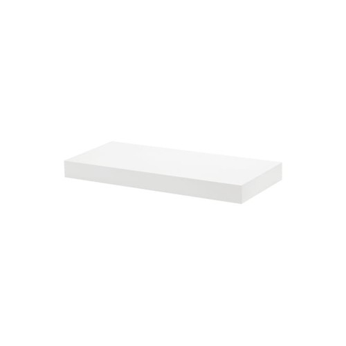 Mensola Big Boy  tamburata colore bianco 570x250x50 mm