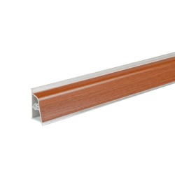 Alzatina per top cucina 40 x 3000 mm vari colori - Noce scuro