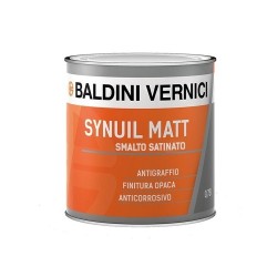 Synuil Matt smalto opaco  bianco anticorrosivo 2,5 L