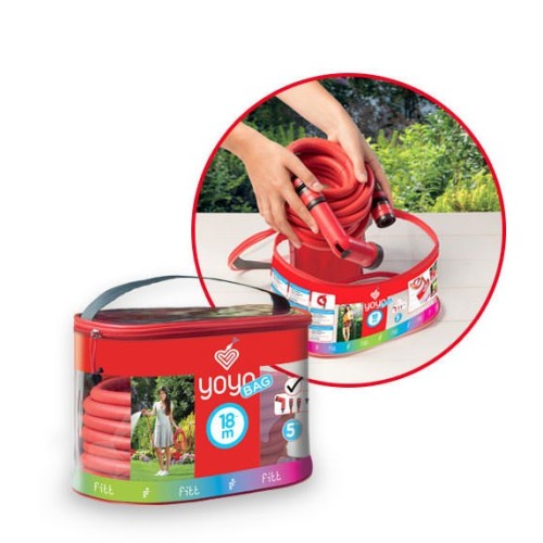 Tubo estensibile da giardino per irrigare YOYO BAG 18 MT
