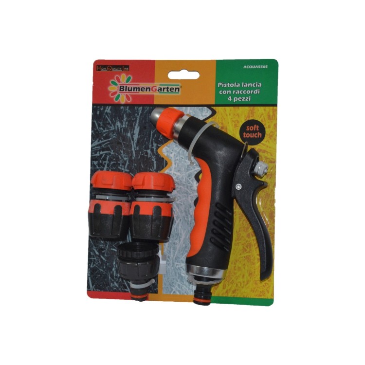 Pistola lancia con 4 pezzi Blumen Garten