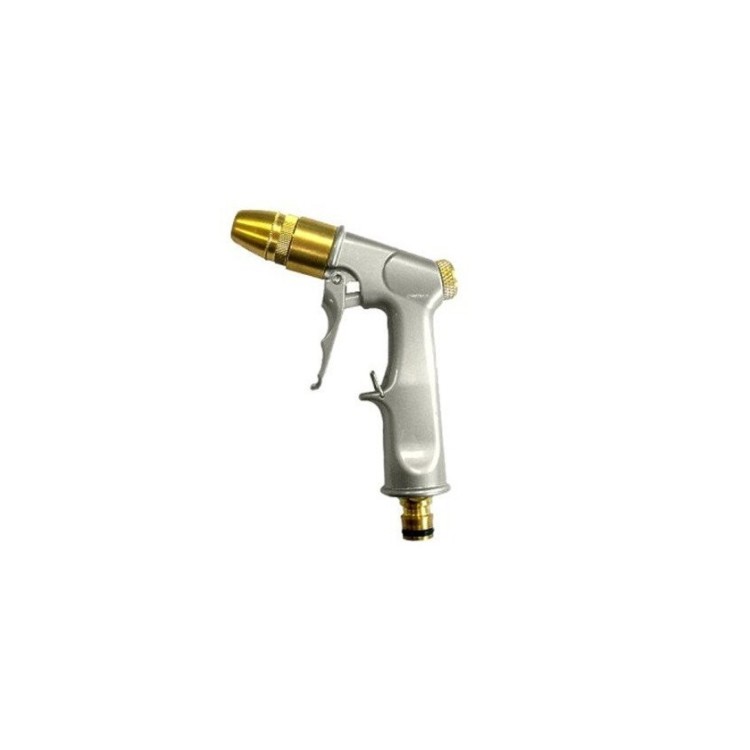 Pistola con lancia in metallo satinato Blumen Garten