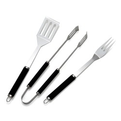 bbq tool set  di posate in acciaio inox 3 pezzi