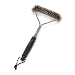 Bbq brush triangle spazzola con testa a tringolo 40 cm