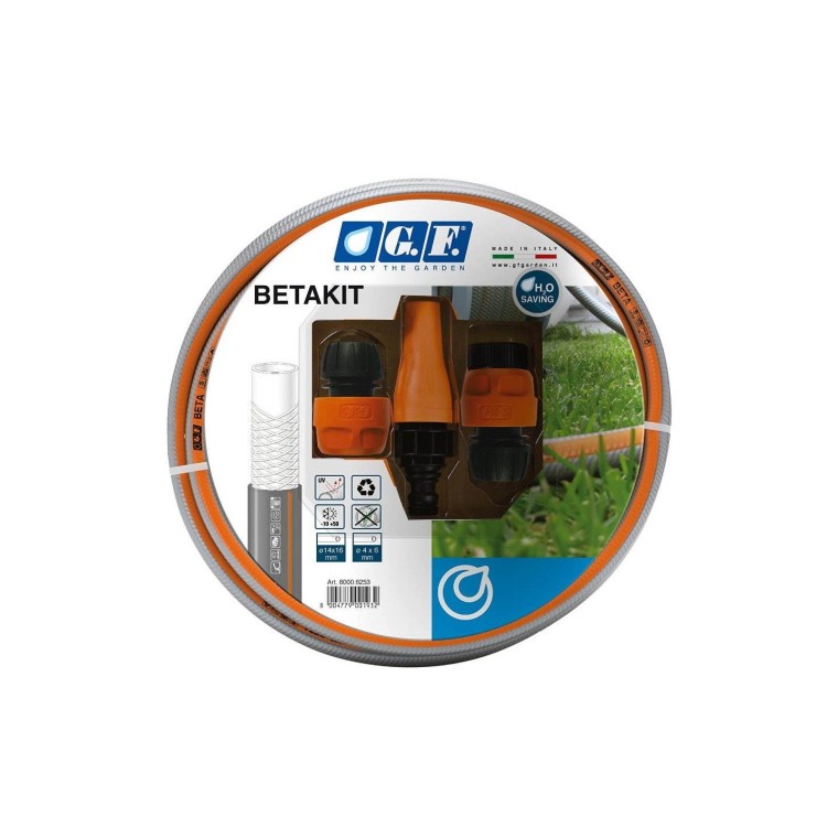 Kit irrigazione Beta Kit tubo e accesori  da 25 mt G.F Garden