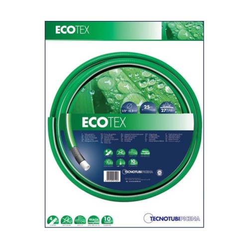 Tubo EcoTex da 25 m attacco da 1/2" 12,5 mm