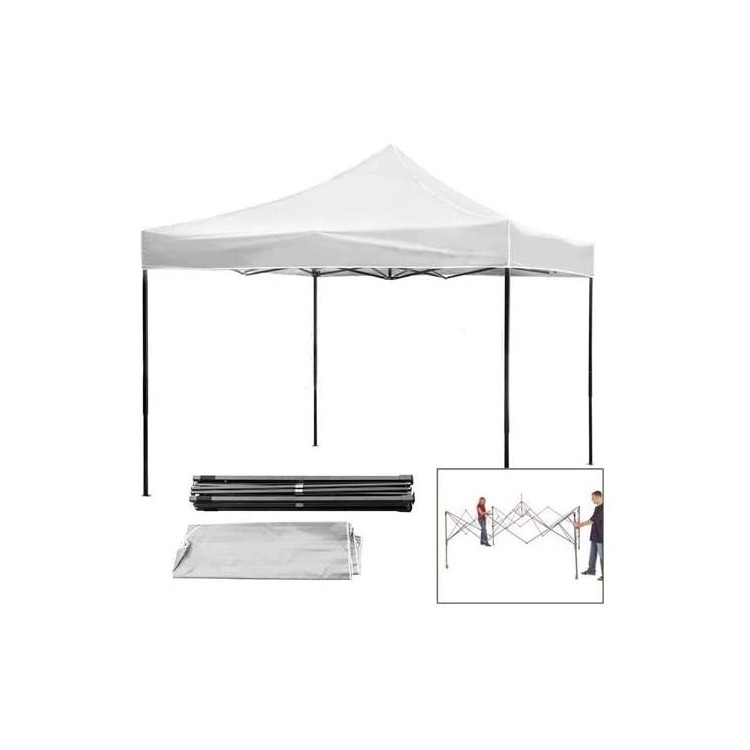Gazebo Vietri Sud 3 x 3 m colore bianco