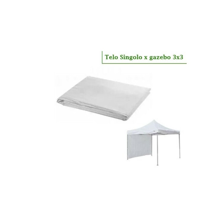 Parete laterale singola per gazebo Vietri sud 3 m