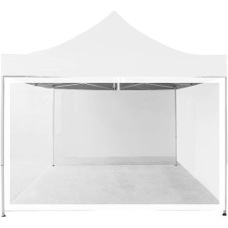 Parete singola bianca  per Gazebo Vietri con zanzariera 3 mt