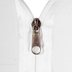 Chiusura anteriore bianca  per Gazebo Vietri con zanzariera 2