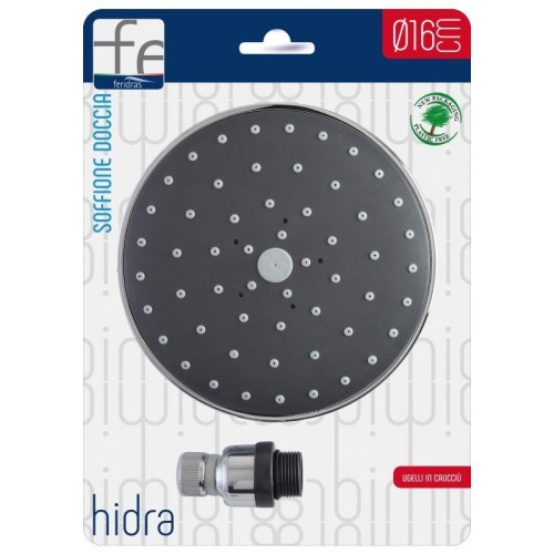 Soffione doccia tondo Hidra 16 cm di diametro