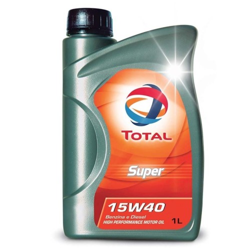Total Super  lubrificante motore minerale 15W-40 1L