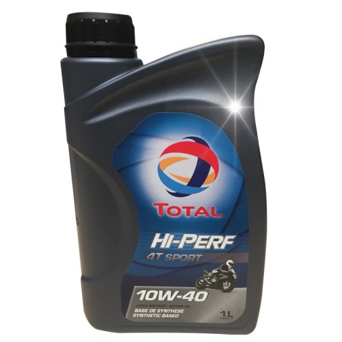 Total olio motore  Hi-Perf 4T Sport 10 W-40 da 1 L