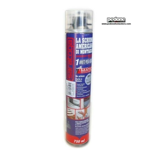 Saratoga Schiuma Americana di montaggio 750 ml - 500ml