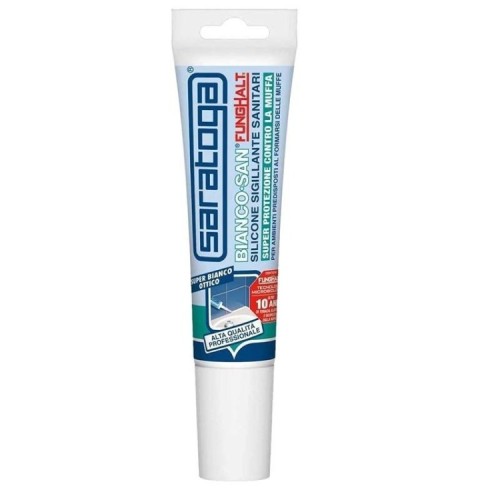 Saratoga Bianco San Silicone Sigillante colore Bianco da 90 ml