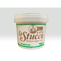 Lo stucco extra Ideale per legno e muri colore Bianco - 500g
