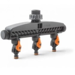 Distributore multi uscita per rubinetti filettati