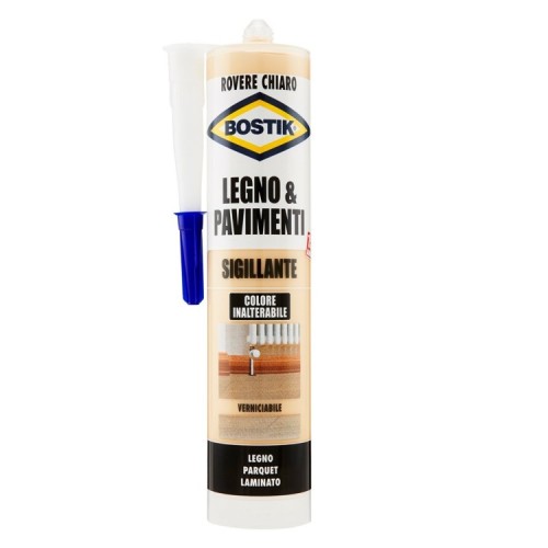 Bostik Sigillante Legno & Pavimenti Vari Colori da 300 ml - Rovere chiaro