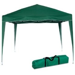 GAZEBO PIEGHEVOLE  POP-UP 3x3 m VERDE