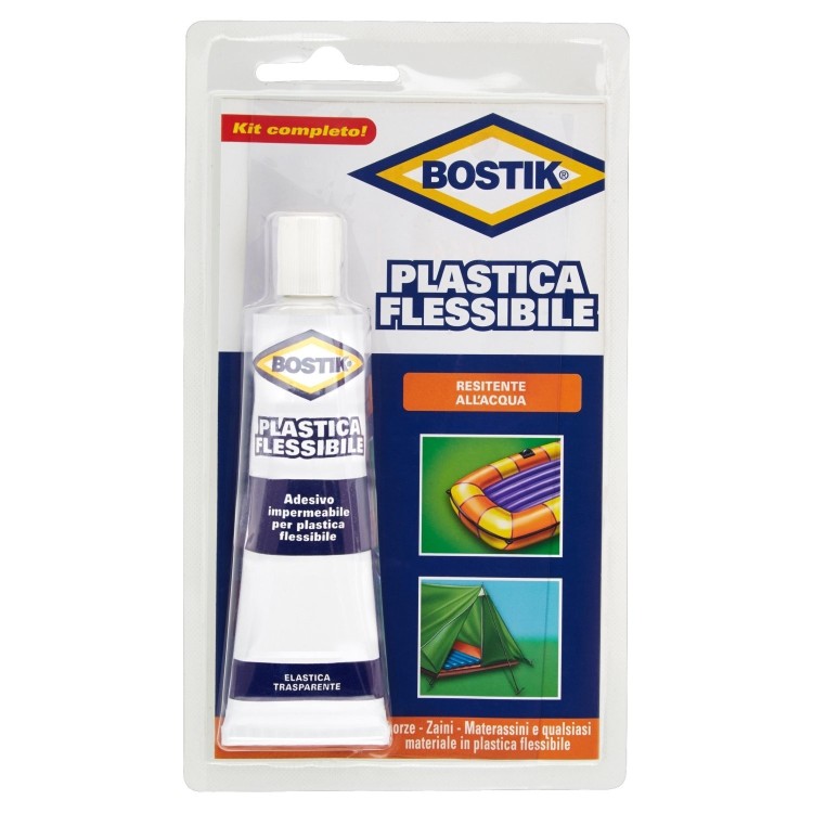 Bostik Adesivo Impermeabile per Plastica Flessibile da 50g