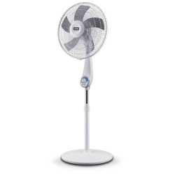 CFG Ventilatore a Piantana Quiet 40 White con Telecomando
