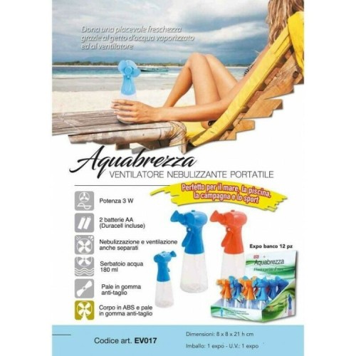 CFG VENTILATORE PORTATILE NEBULIZZANTE