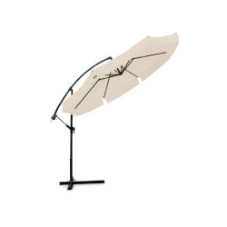 OMBRELLONE TONDO CON BRACCIO LATERALE Ø3m - Ecrù