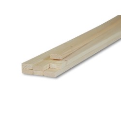 Listello Abete piallato 10 x 20 x 2000 mm