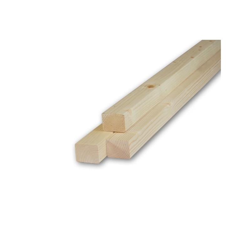 Listello Piallato Abete su 4 lati 30x30x2000 mm