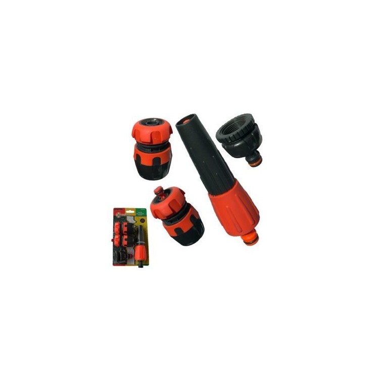 Kit irrigazione lancia con raccordi 4 Pz. Blumen Garten