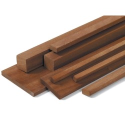 Pircher Listello in Legno Color Mogano 30 x 30 x 2200 mm