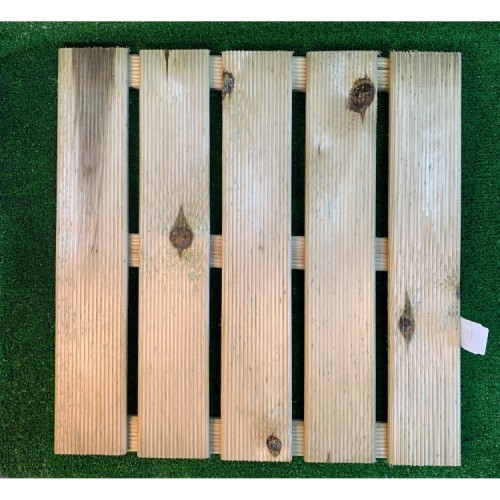 Pedana Modulare di Pino Impregnato Grezzo 40 x 40 x H2,4 cm