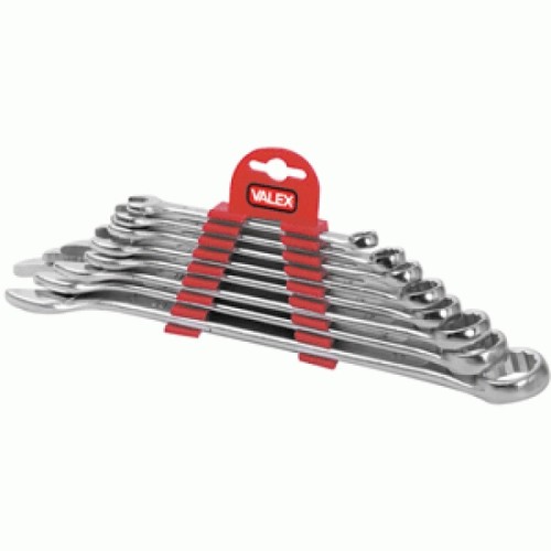 Valex Chiavi Combinate Serie 8 Pezzi in Acciaio