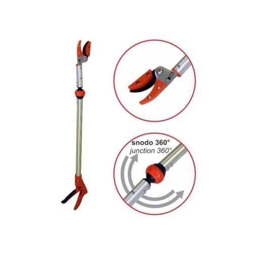 Cesoia Coglifrutta ad Asta Snodabile 77cm