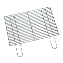 BBQ Griglia in acciao inox 60 X 40 cm diametro 0,5 cm