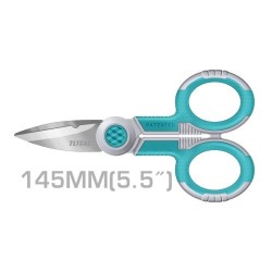 Total Forbici da Elettricista da 145 mm in Acciaio Stainless