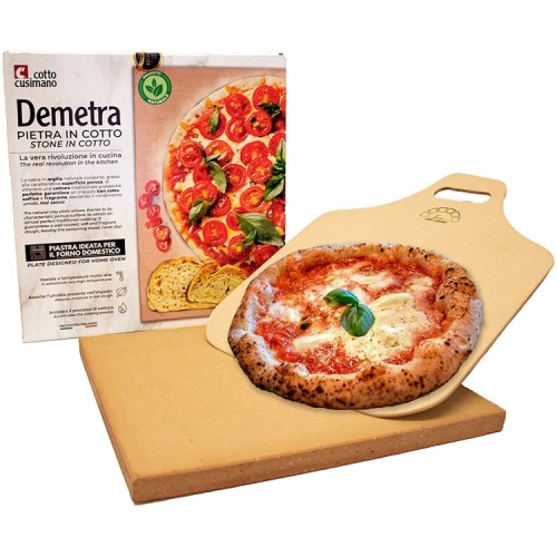 Demetra Pietra in Cotto Cusimano 35x35x2 cm di Spessore