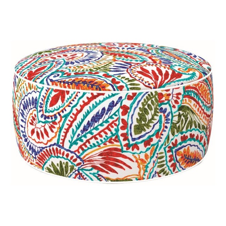 Pouf in Tessuto Impermeabile Gonfiabile D.53xH23 cm