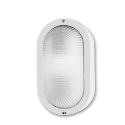 Plafoniera in Termoplastico + Vetro da esterno