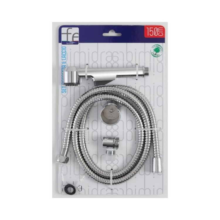SET DOCCETTA + LACCIO 150CM CROMO
