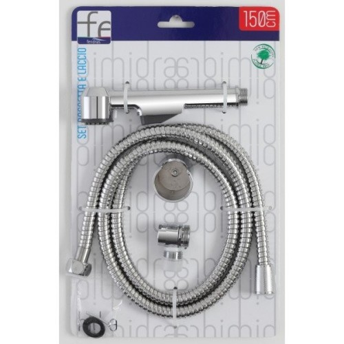 SET DOCCETTA + LACCIO 150CM CROMO