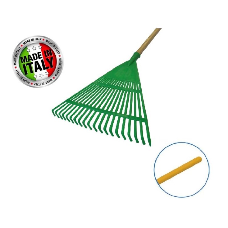 Rastrello  per Foglie con Manico Naturale