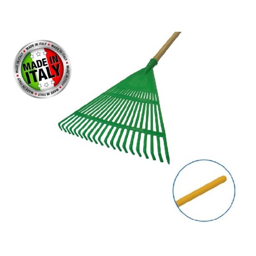 Rastrello  per Foglie con Manico Naturale
