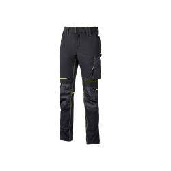 Pantaloni da lavoro U-Power BLACK CARBON antinfortunistica - XL