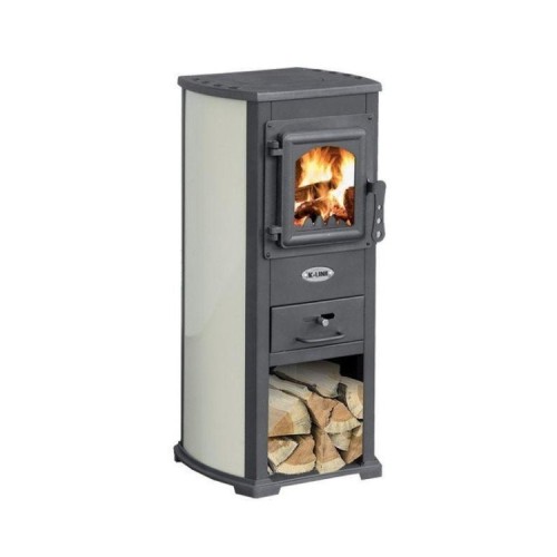 STUFE K-LINE KARMA A LEGNA BEIGE 7 KW 40 X 46 X H90 CM